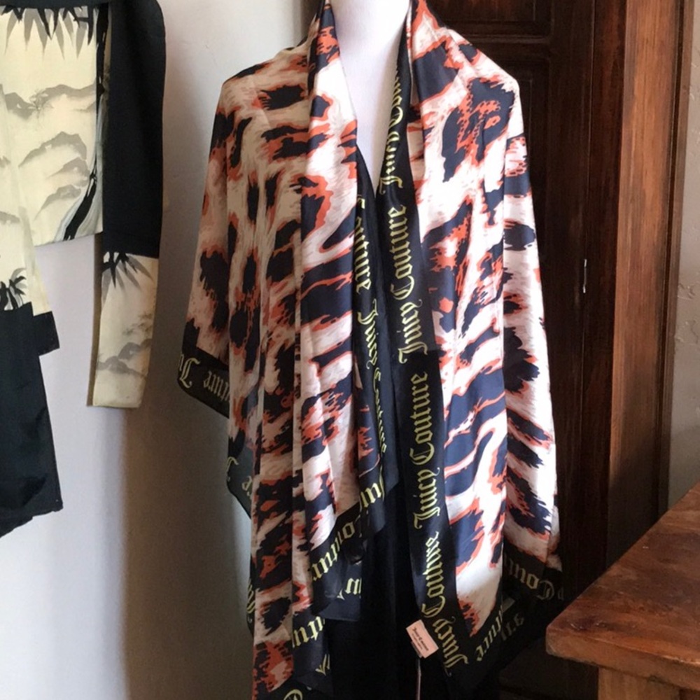 Juicy Couture Animal Print Scarf/Shawl